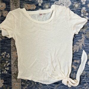 Faherty Tie Waist Top